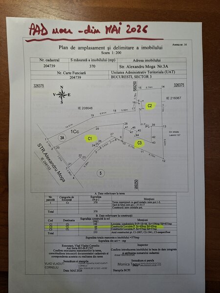 Piata Unirii, Calea Calarasilor, proprietar, vand casa P+M, 4 camere,